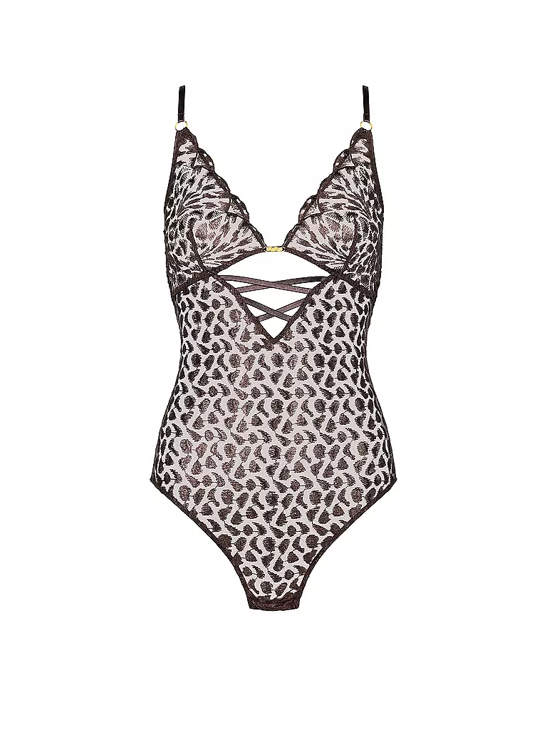 AUBADE | Body sans armatures CRAZY IN LOVE satin brown | Marron