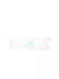 AUBADE | Jarretière KISS OF LOVE opale | Blanc