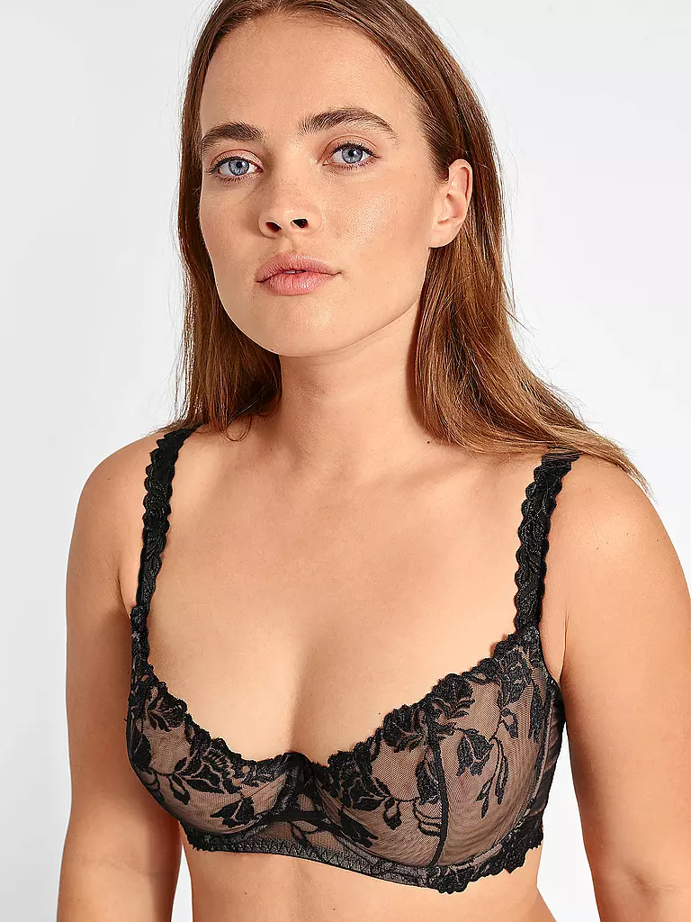 AUBADE | Soutien-gorge à armatures Halfcup SOFTESSENCE noir | Noir