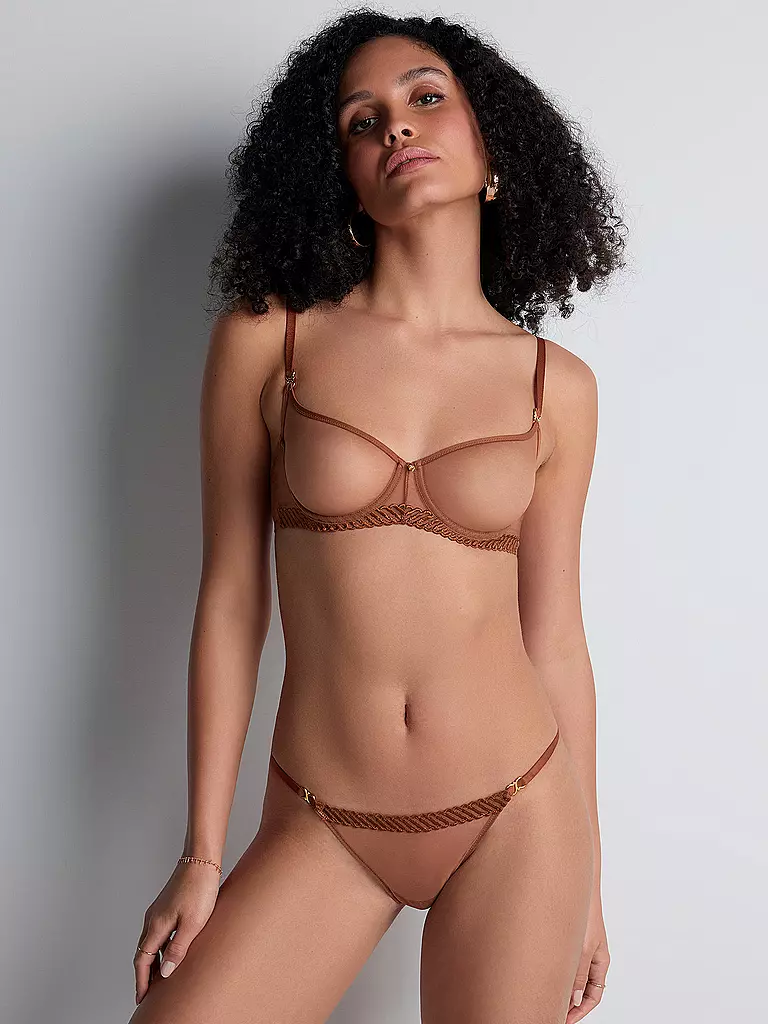 AUBADE | Soutien-gorge à armatures SHEER EMOTION honey | Marron clair