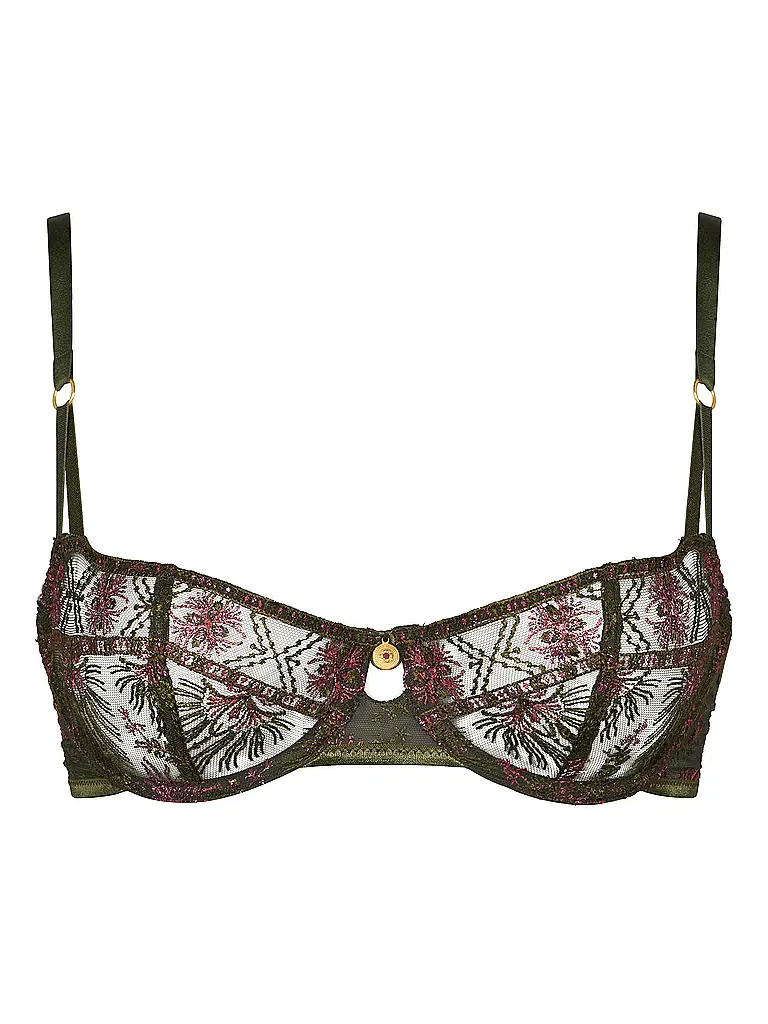 AUBADE | Soutien-gorge à armatures SOUND OF HEART dark garden | Olive