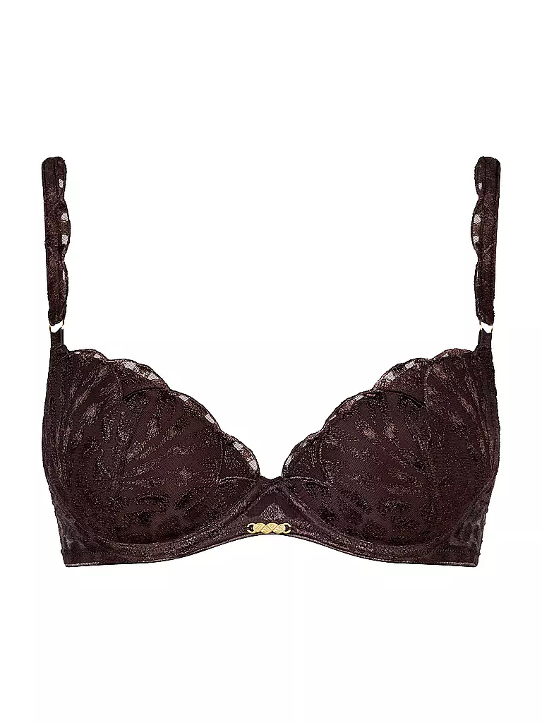 AUBADE | Soutien-gorge push-up CRAZY IN LOVE marron satiné | braun