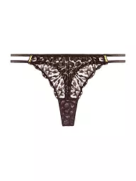 AUBADE | String CRAZY IN LOVE satin brown | Marron