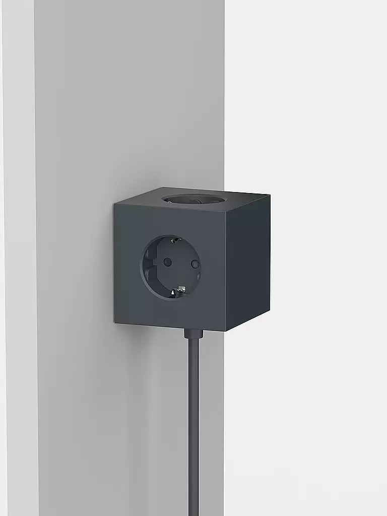 AVOLT | Multiprise Square 1 F 1.8MT Stockholm Noir | Noir