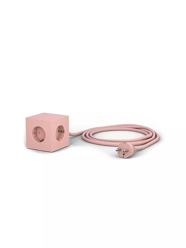 AVOLT | Multiprise Square 1 F 1.8MT Vieux Rose | Rose