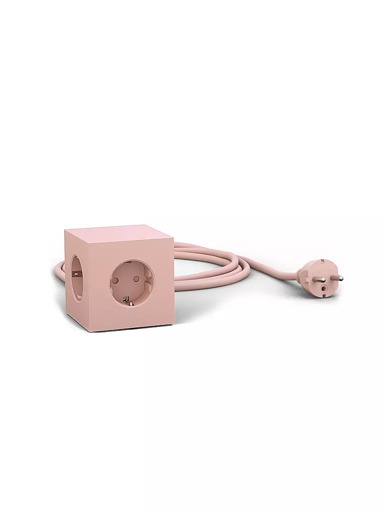 AVOLT | Multiprise Square 1 F 1.8MT Vieux Rose | Rose