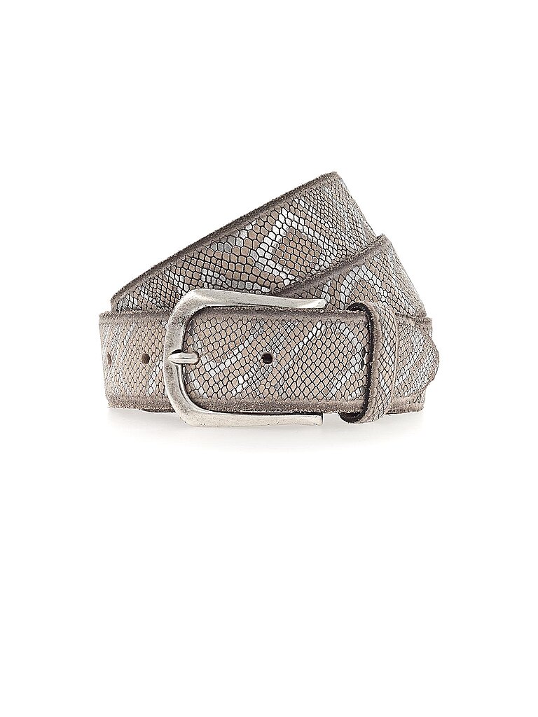 Ceinture en cuir SABIA argent 100