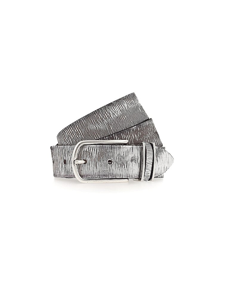 Ceinture en cuir CUNO gris 80