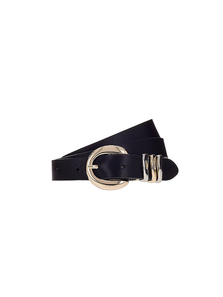 B.Belt Ceinture en cuir noir 90