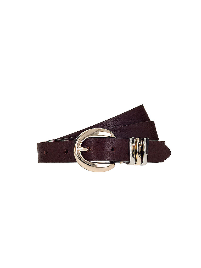 B.Belt Ceinture en cuir marron 90