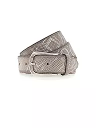 B.BELT | Ceinture en cuir SABIA | Argent