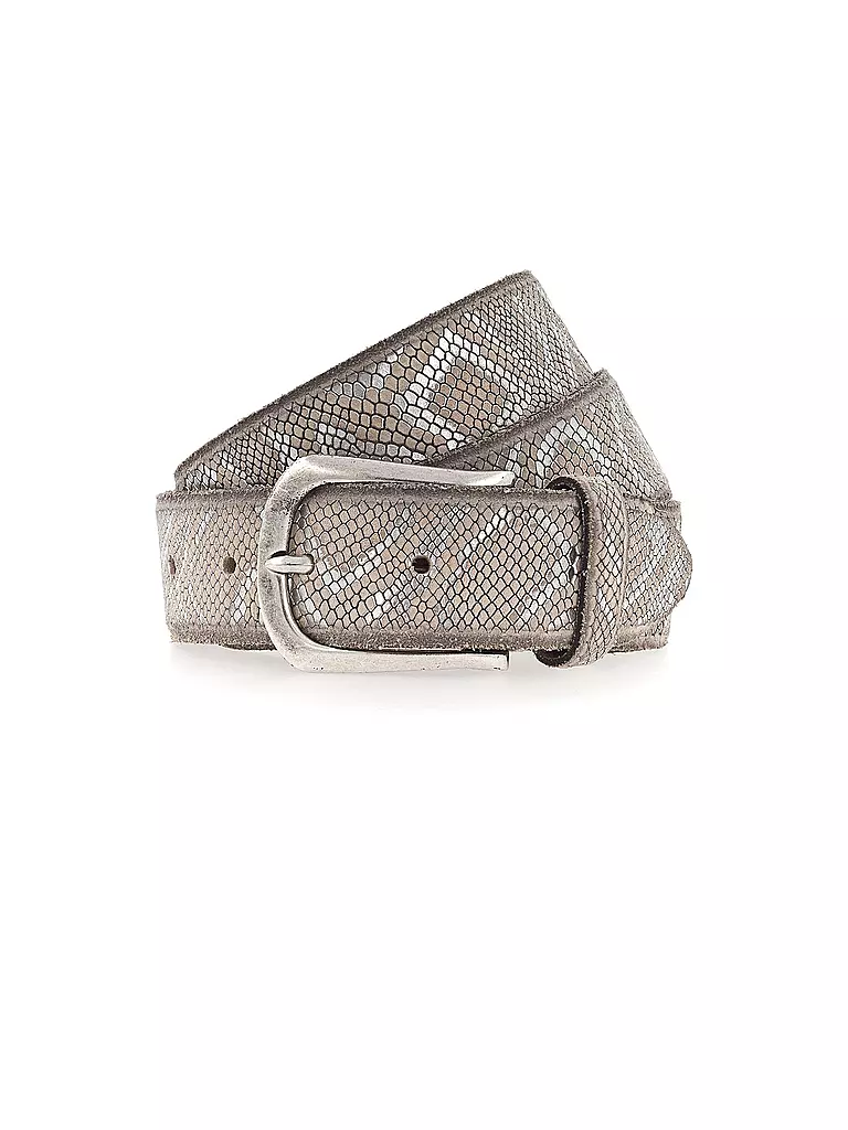 B.BELT | Ceinture en cuir SABIA | silber