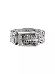 B.BELT | Ceinture en cuir | Gris clair