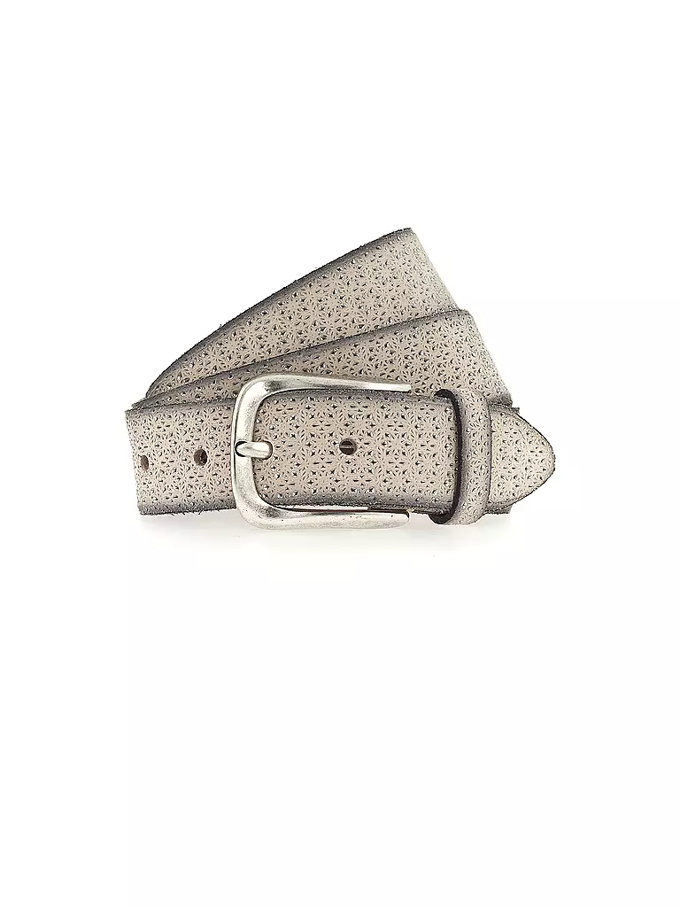 B.BELT | Ceinture en cuir | creme
