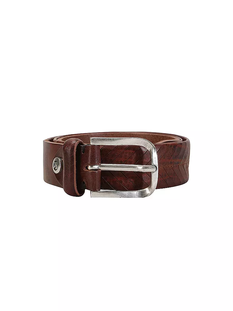 B.BELT | Ceinture en cuir | braun