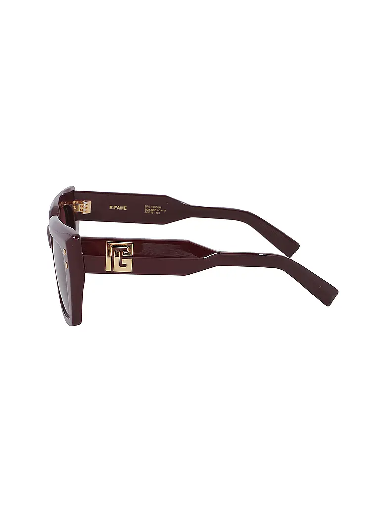 BALMAIN | Lunettes de soleil B-FAME | Rouge foncé