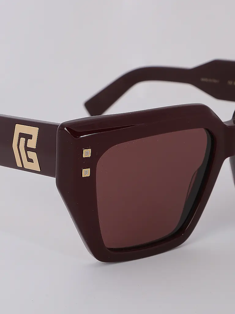 BALMAIN | Lunettes de soleil B-FAME | Rouge foncé