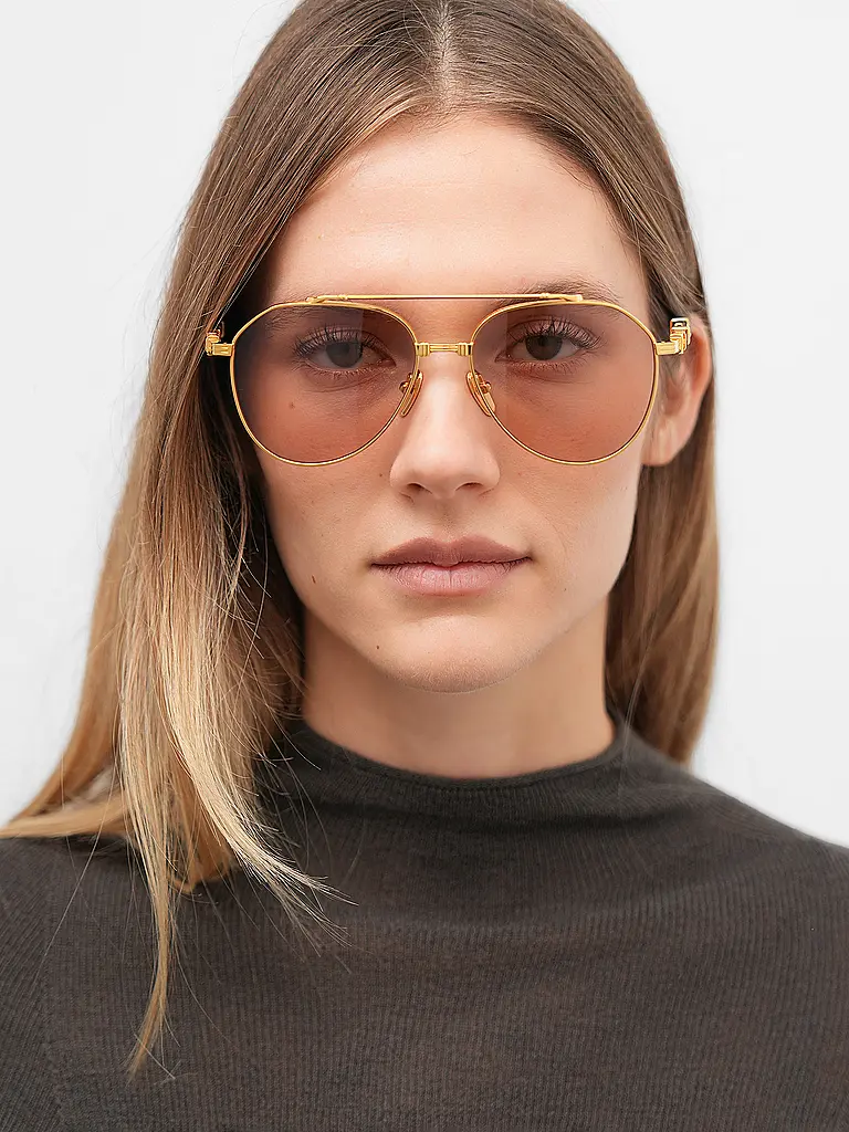 BALMAIN | Nom du produit: Lunettes de soleil BRIGADE VII | Or