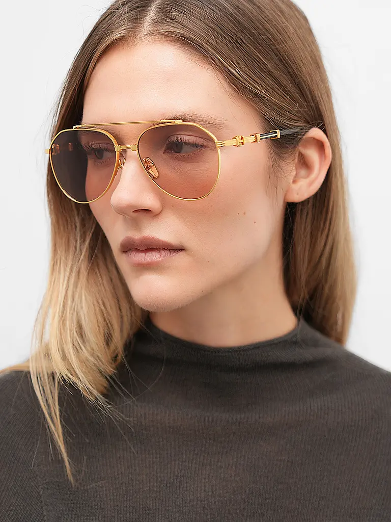 BALMAIN | Nom du produit: Lunettes de soleil BRIGADE VII | Or