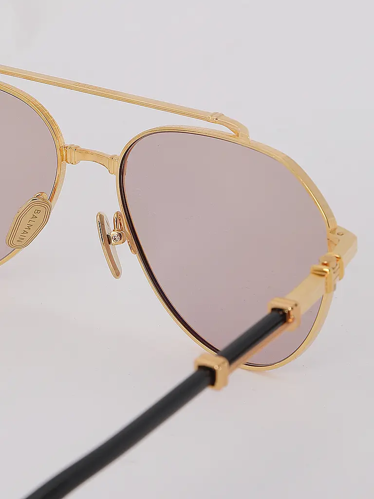 BALMAIN | Nom du produit: Lunettes de soleil BRIGADE VII | Or