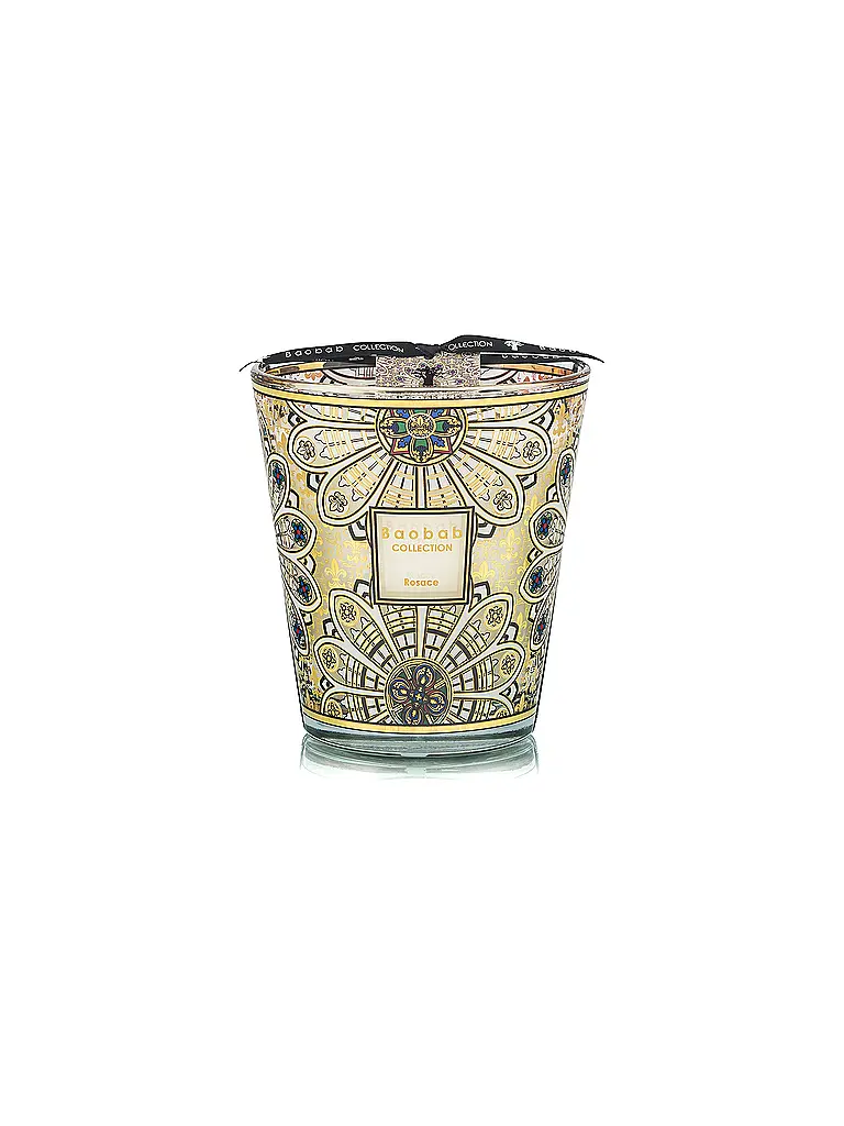 BAOBAB COLLECTION | Bougie parfumée 1100g Rosace | Gris