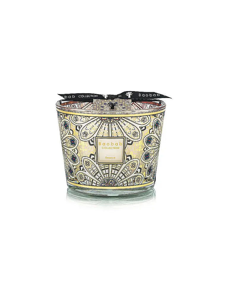 BAOBAB COLLECTION | Bougie parfumée 500g Rosace | Gris