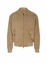 BARACUTA | Veste en cuir G9 SUEDE | Camel