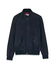 BARACUTA | Veste en cuir G9 SUEDE | Bleu