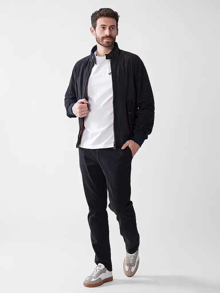 BARACUTA | Lederjacke G9 SUEDE | Bleu