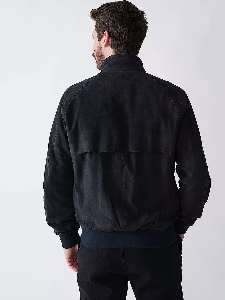 BARACUTA | Lederjacke G9 SUEDE | Bleu