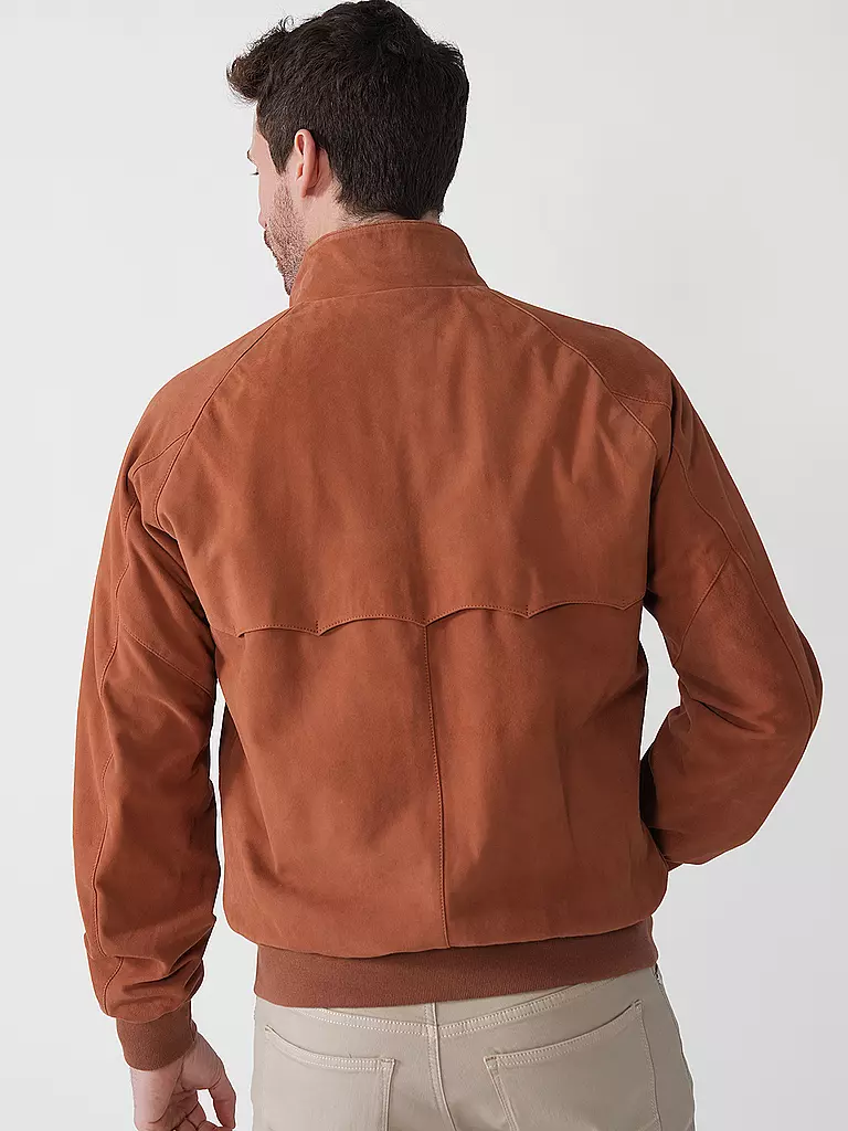 BARACUTA | Veste en cuir G9 SUEDE | Cuivre