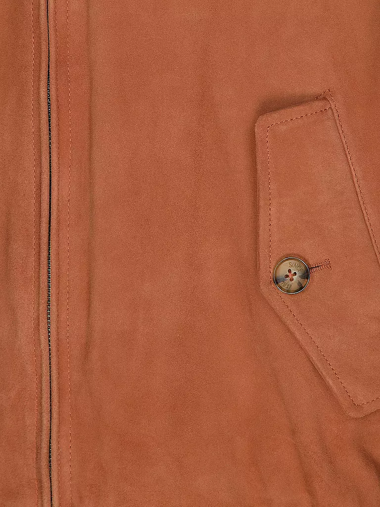BARACUTA | Veste en cuir G9 SUEDE | Cuivre