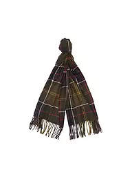 BARBOUR | Écharpe STANWAY | Vert foncé