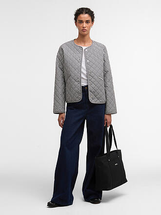 BARBOUR | Veste matelassée légère CASHEL GINGHAM COLLARLESS