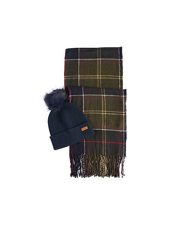 BARBOUR | Coffret cadeau bonnet et écharpe DOVER