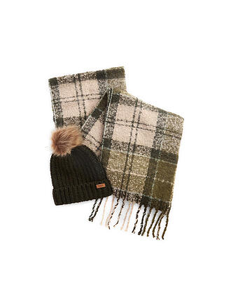 BARBOUR | Coffret cadeau bonnet et écharpe SALTBURN