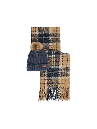 BARBOUR | Coffret cadeau bonnet et écharpe SALTBURN