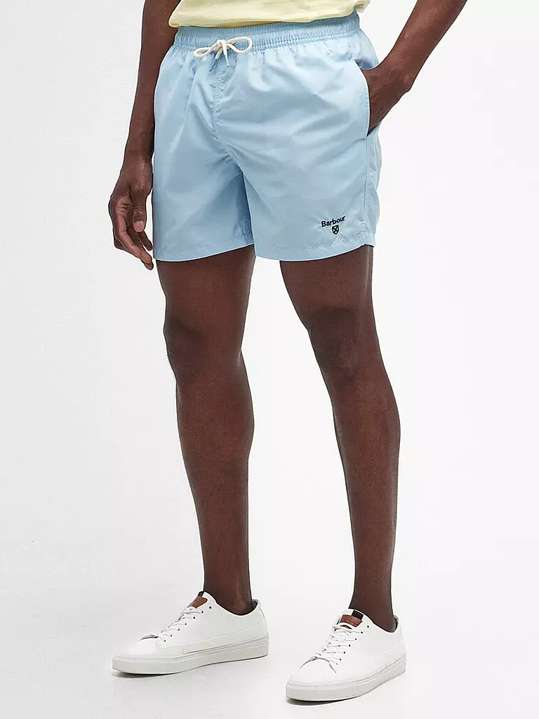 BARBOUR | Badeshorts STAPLE | Bleu clair
