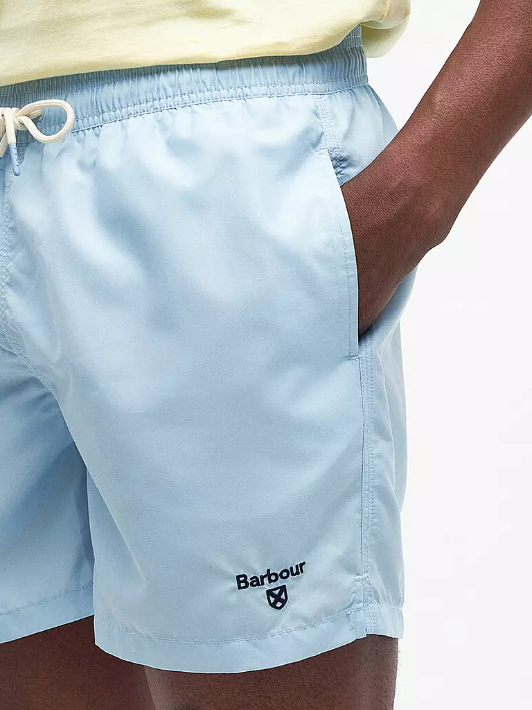 BARBOUR | Badeshorts STAPLE | Bleu clair