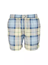 BARBOUR | Badeshorts TARTAN STAPLE | Bleu clair