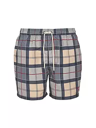 BARBOUR | Badeshorts TARTAN STAPLE | Gris