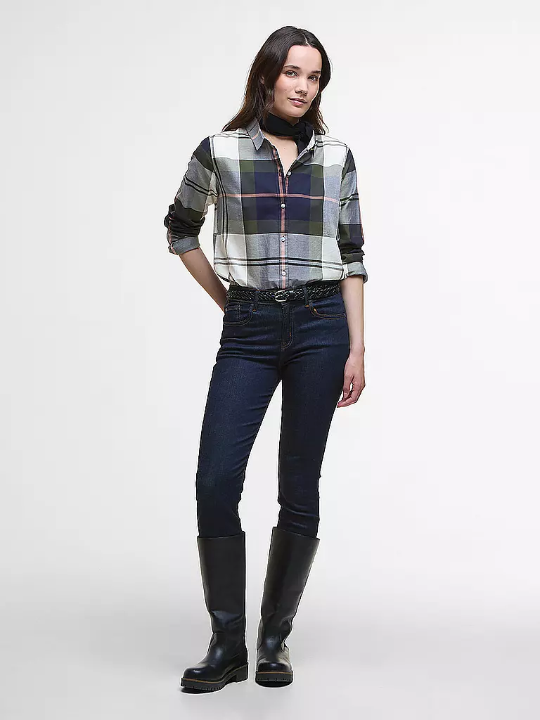BARBOUR | Blouse MOORLAND | Bleu foncé