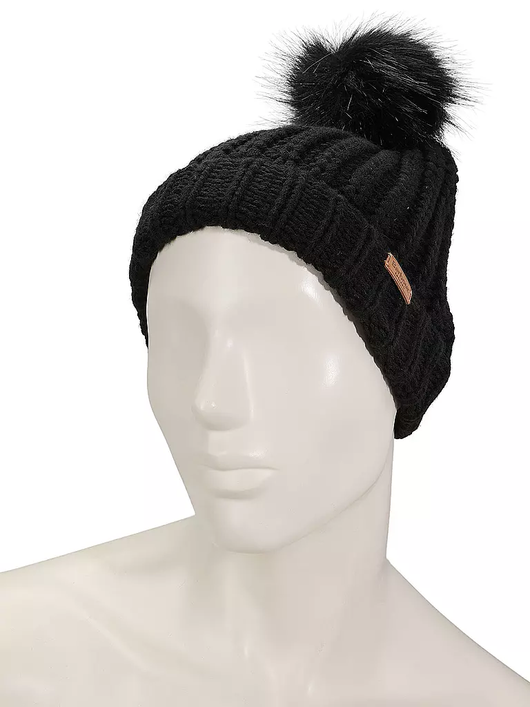 BARBOUR | Bonnet - Haube SALTBURN | schwarz