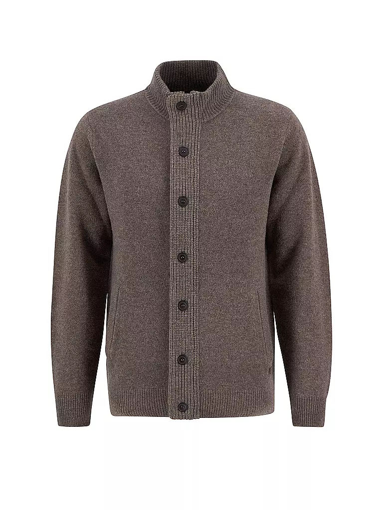 BARBOUR | Cardigan ESSENTIAL | braun