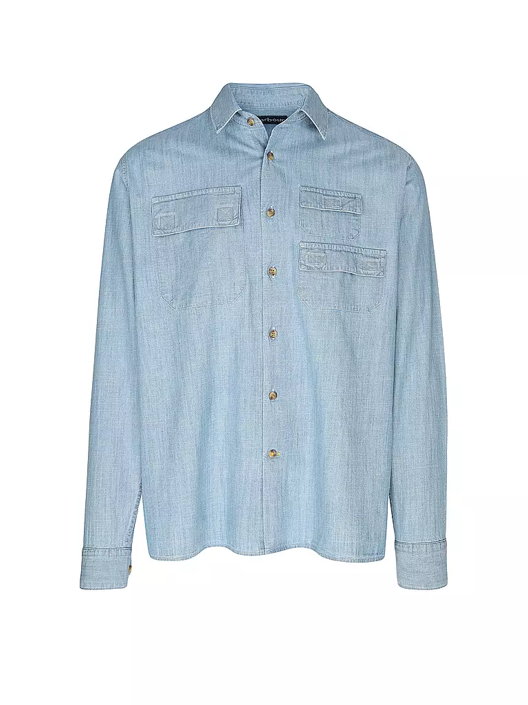 BARBOUR | Chemise en jean | hellblau