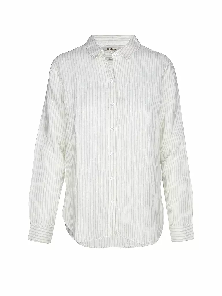 BARBOUR | Chemise en lin MARINE | Crème