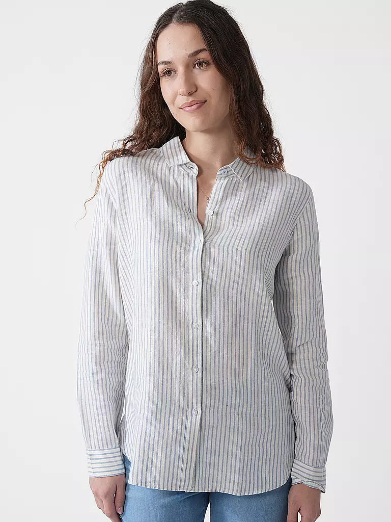 BARBOUR | Chemise en lin MARINE | Bleu clair