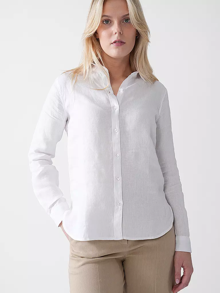 BARBOUR | Chemise en lin MARINE | Blanc