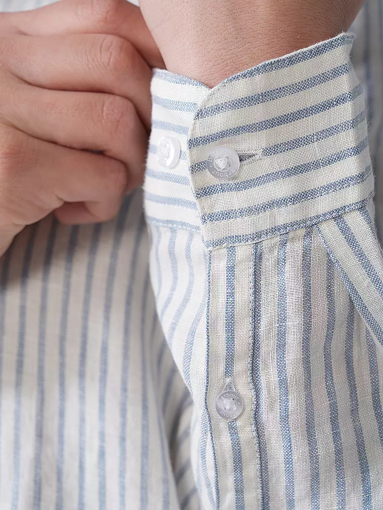 BARBOUR | Chemise en lin MARINE | Bleu clair