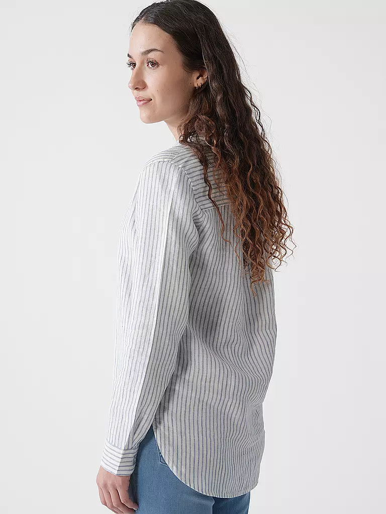 BARBOUR | Chemise en lin MARINE | Bleu clair